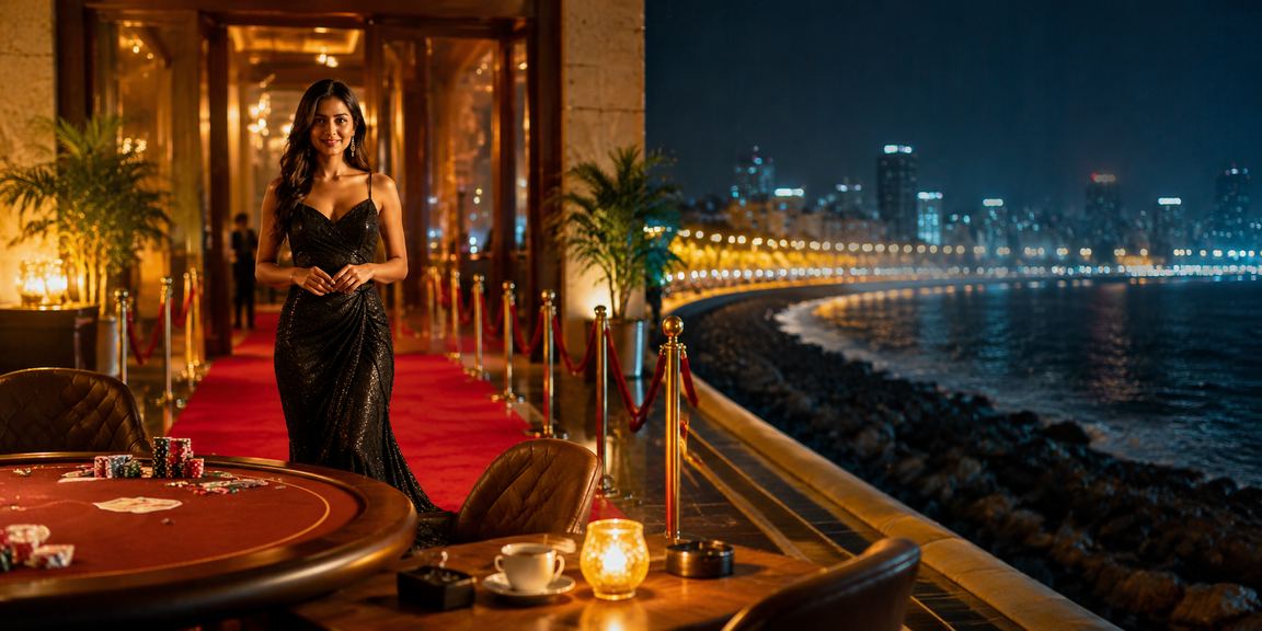 Mumbai marine drive poker game outdoor lighting